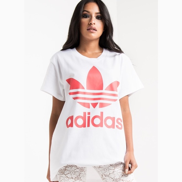 adidas Tops - SOLD Adidas big trefoil logo tee NWT